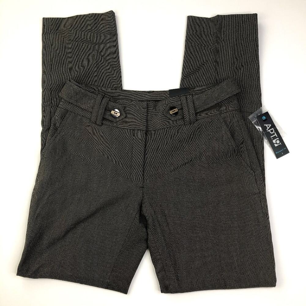 NWT Apt. 9 Maxwell Fit Brown Dress Pants
